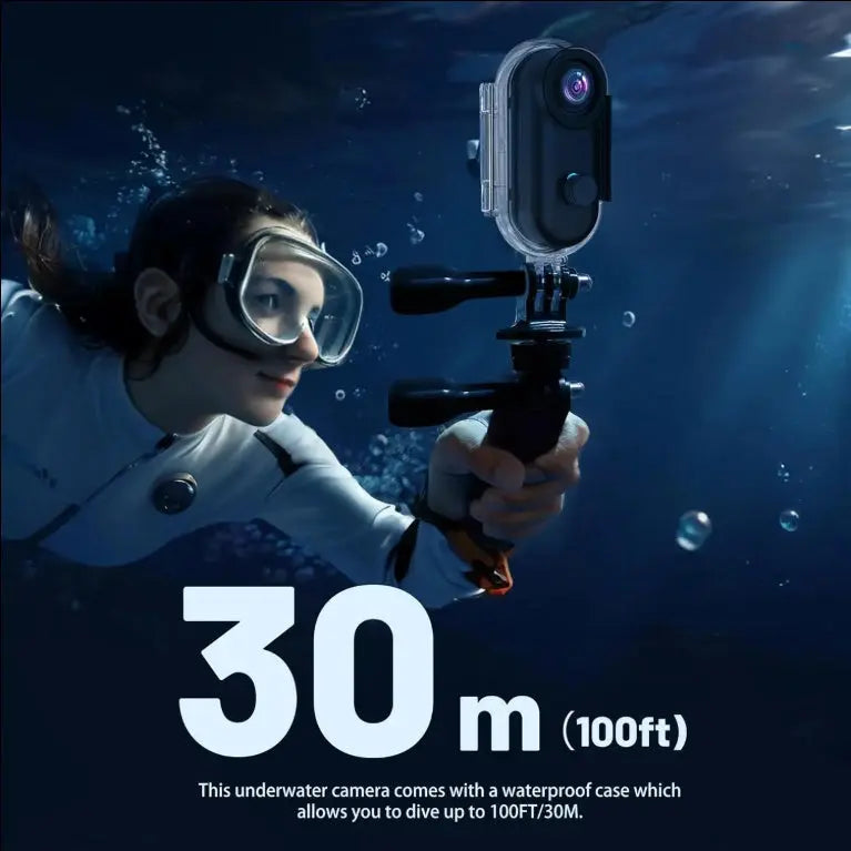 128GB Mini Body POV Camera – FHD 1080P Wearable Video Recorder