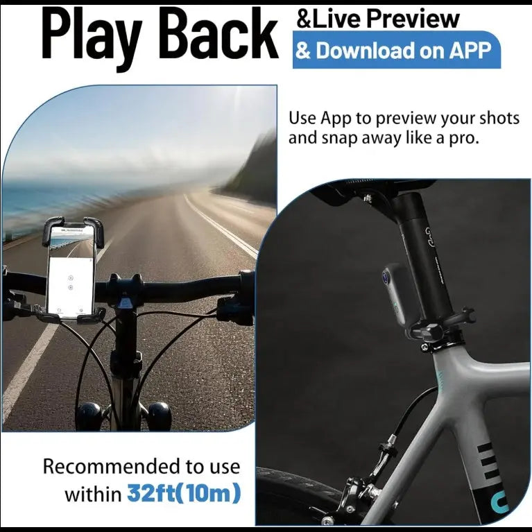 128GB Mini Body POV Camera – FHD 1080P Wearable Video Recorder