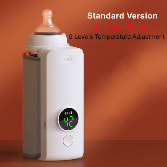 Portable Baby Bottle Warmer – Wireless, Rechargeable & Travel-Friendly