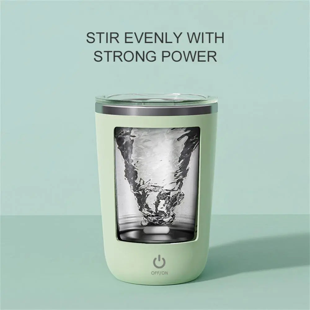 350ml Self-Stirring Coffee Mug – Automatic Mixing Travel Cup