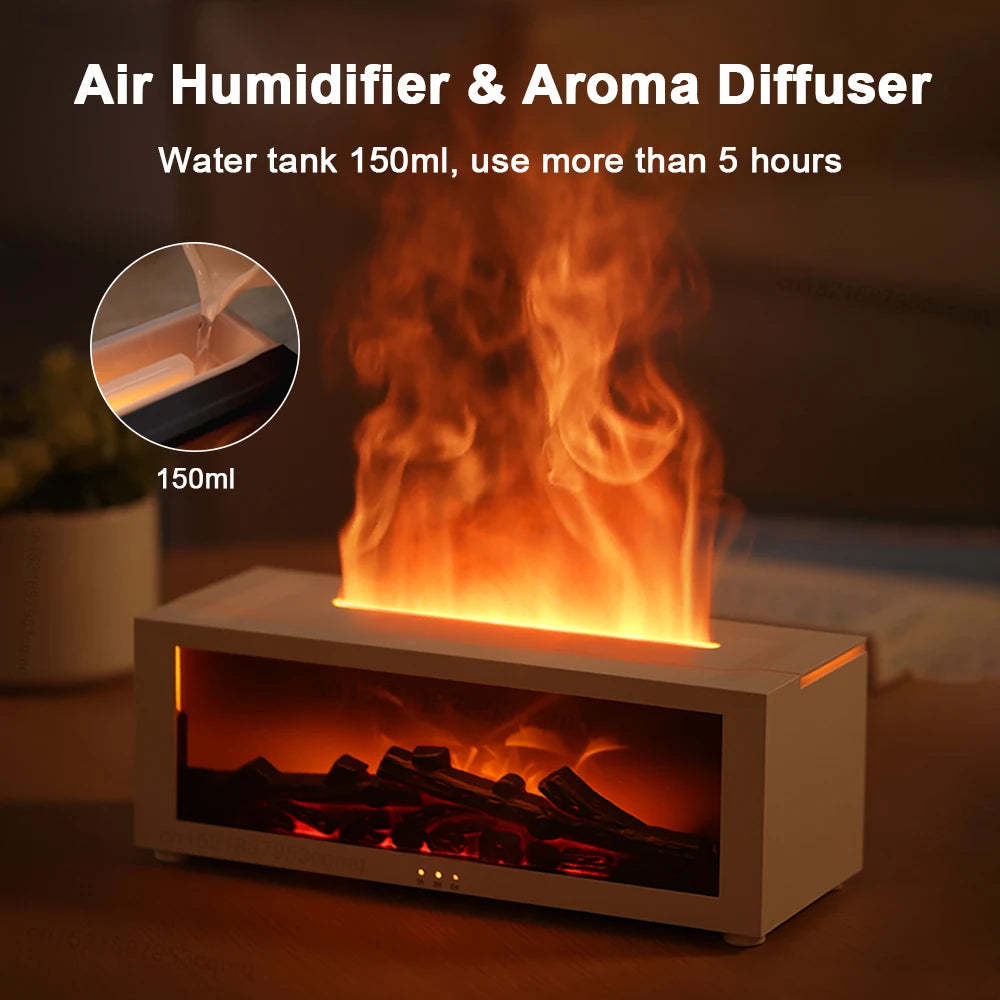 Flame Humidifier 3D Flame Fireplace Machine