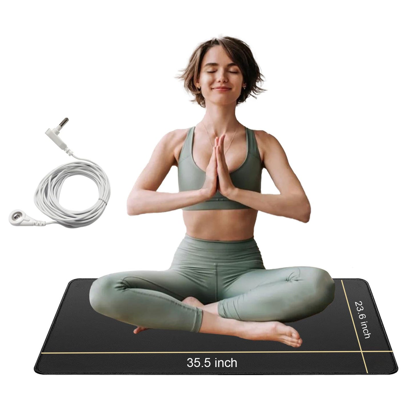 Grounding Conductive Leather Yoga Mat