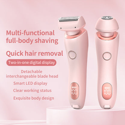 2 In 1 Hair Removal Epilator USB Rechargeable Trimmer